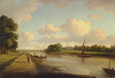 Blick auf die Themse bei Richmond von William Marlow